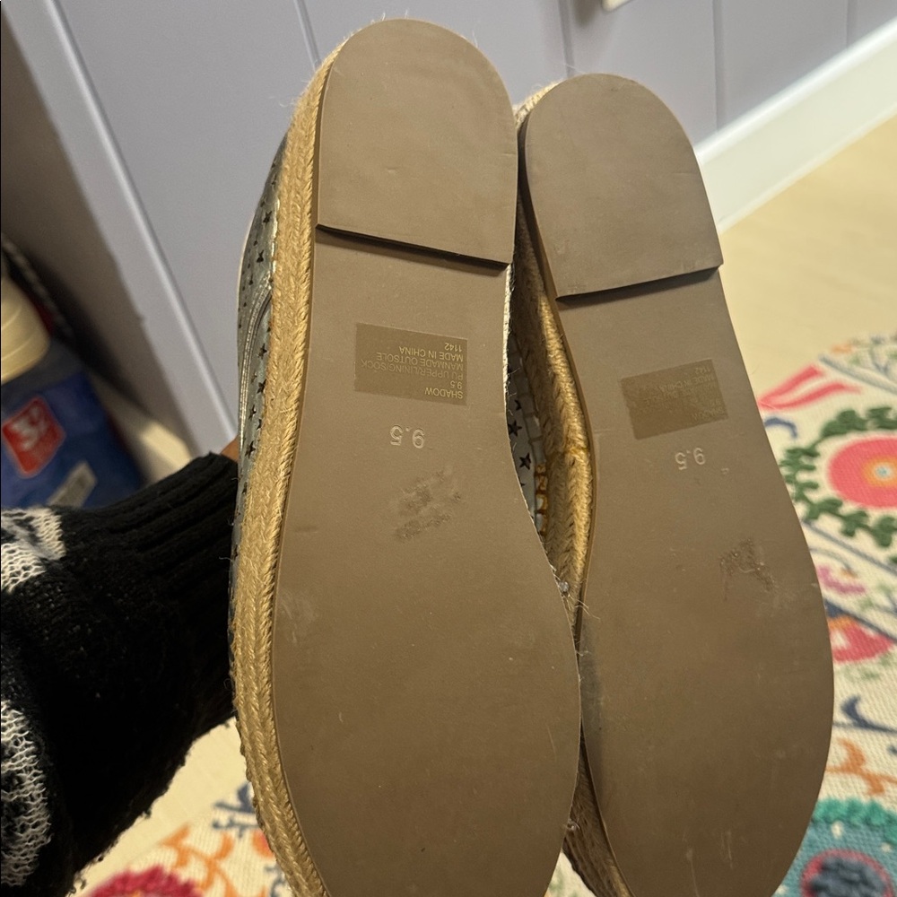 Steve Madden Silver Star Patterned Platform Sneak… - image 3